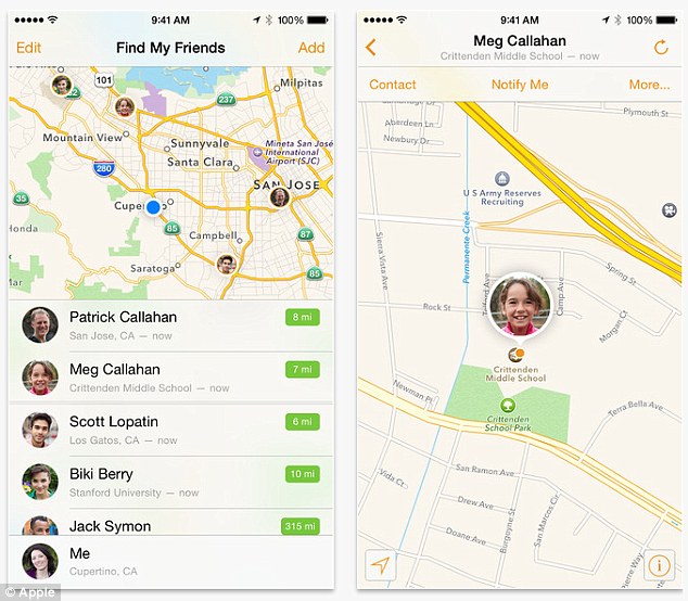 App gratuita per il monitoraggio del telefono - Find my Friends