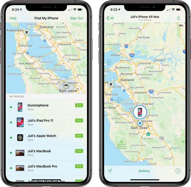 Aplicativo gratuito de rastreamento por telefone - Encontre meu iPhone