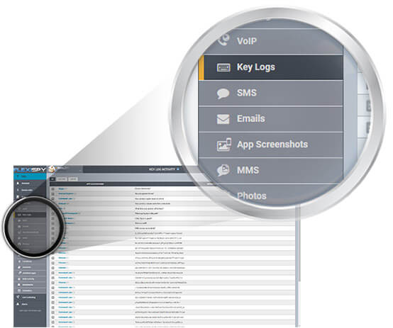 Flexispy Keylogger Feature