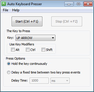 auto clicker that can use keyboard
