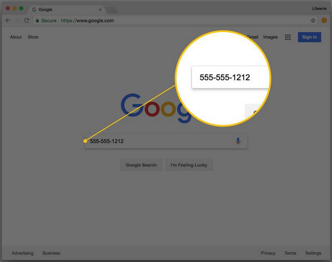 Google per la ricerca inversa gratuita del telefono
