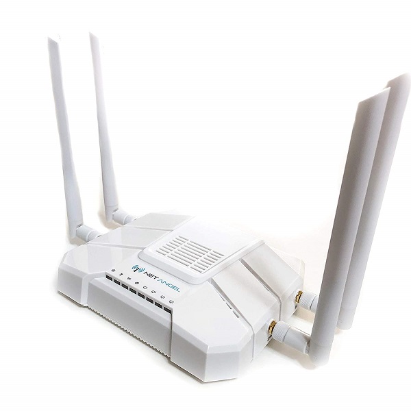 Roteador NetAngel Ethernet e WiFi