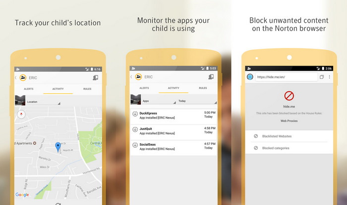 Norton: le migliori app gratuite per il monitoraggio dei genitori 